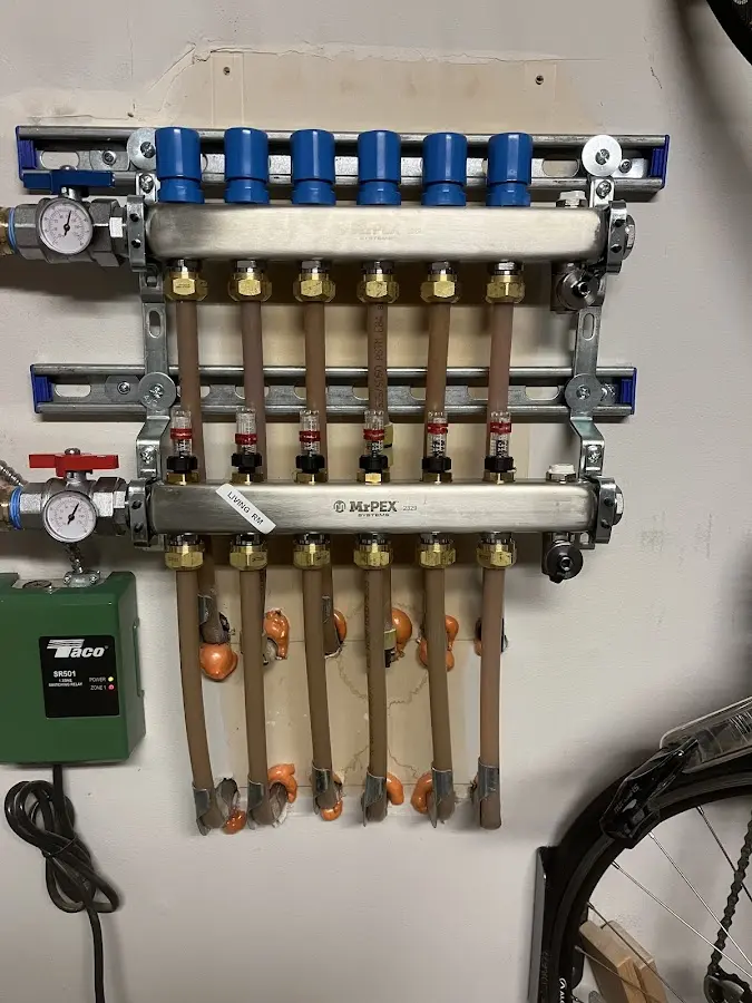 Plumber performing Gas Leak Detection at a residential property in Savannah